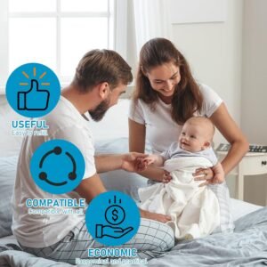 Baby Diaper Pail Refill Bags – 4 Scented Disposal Sacks Compatible with Tommee Tippee & Munchkin - Image 6