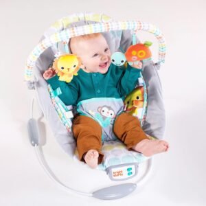 Whimsical Wild Cradling Bouncer Seat with Vibration & Melodies, 19x23" - Image 10