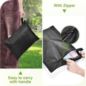 2 Pack Waterproof Wet Dry Bags, 12x16 inch Reusable Laundry Bags - Image 5