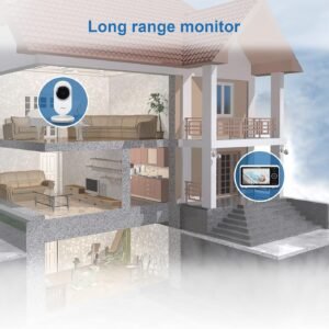 VTech VM350-2 Video Monitor: 5", 2 Cameras, 1000ft Range, 12hr Video, Night Vision - Image 5