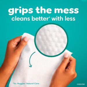 Pampers Free & Gentle 100% Plant-Based Baby Wipes, 52 Count - Fragrance Free - Image 6
