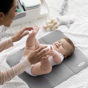 Portable OXO Tot Diaper Caddy with Changing Mat - Gray for Easy Baby Changer - Image 9