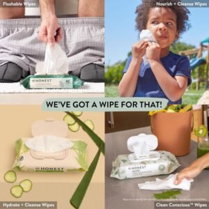 Plant-Based Flushable Toddler Wipes | 99% Water, Hypoallergenic, EWG Verified, 126 Count - Image 8