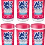 Value Pack of 6 Wet Ones Antibacterial Wipes