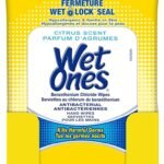 Wet Ones Antibacterial Hand Wipes, Citrus Scent, Wet Wipes, 20 Count (Pack of 10)