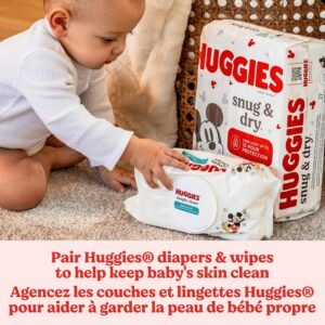 Huggies Simply Clean Baby Wipes - Unscented, Hypoallergenic, 1152 Count - Image 9
