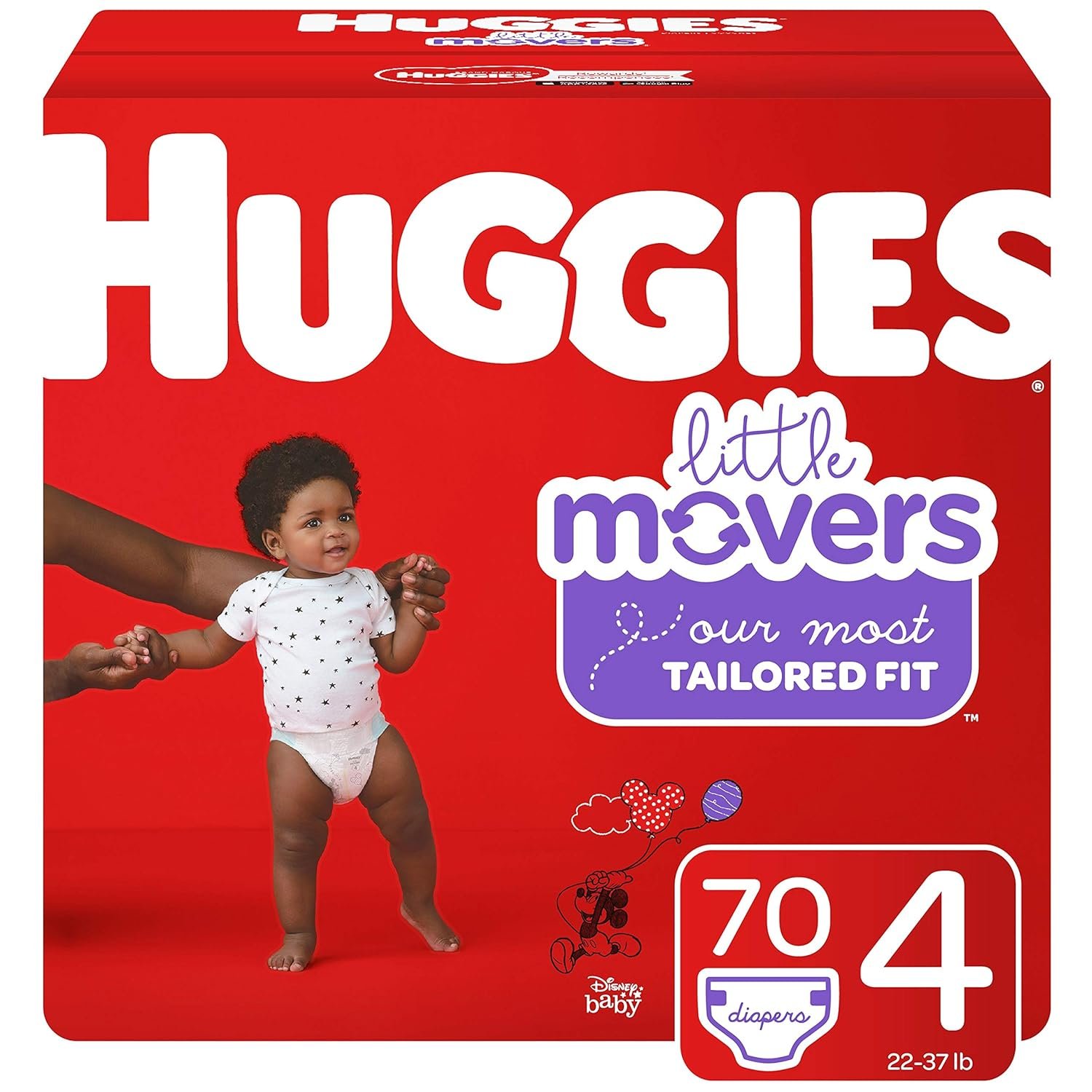 Huggies Little Movers Size 4 Disposable Baby Diapers