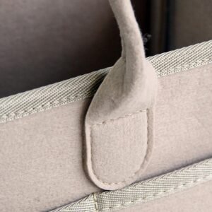 EIDANZ Portable Baby Diaper Caddy Organizer & Storage Tote - Beige - Image 9