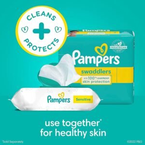 Pampers Sensitive Baby Wipes, Fragrance Free, Hypoallergenic, 936 Count - Image 5