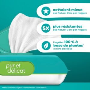 Pampers Free & Gentle 100% Plant-Based Baby Wipes, 52 Count - Fragrance Free - Image 14