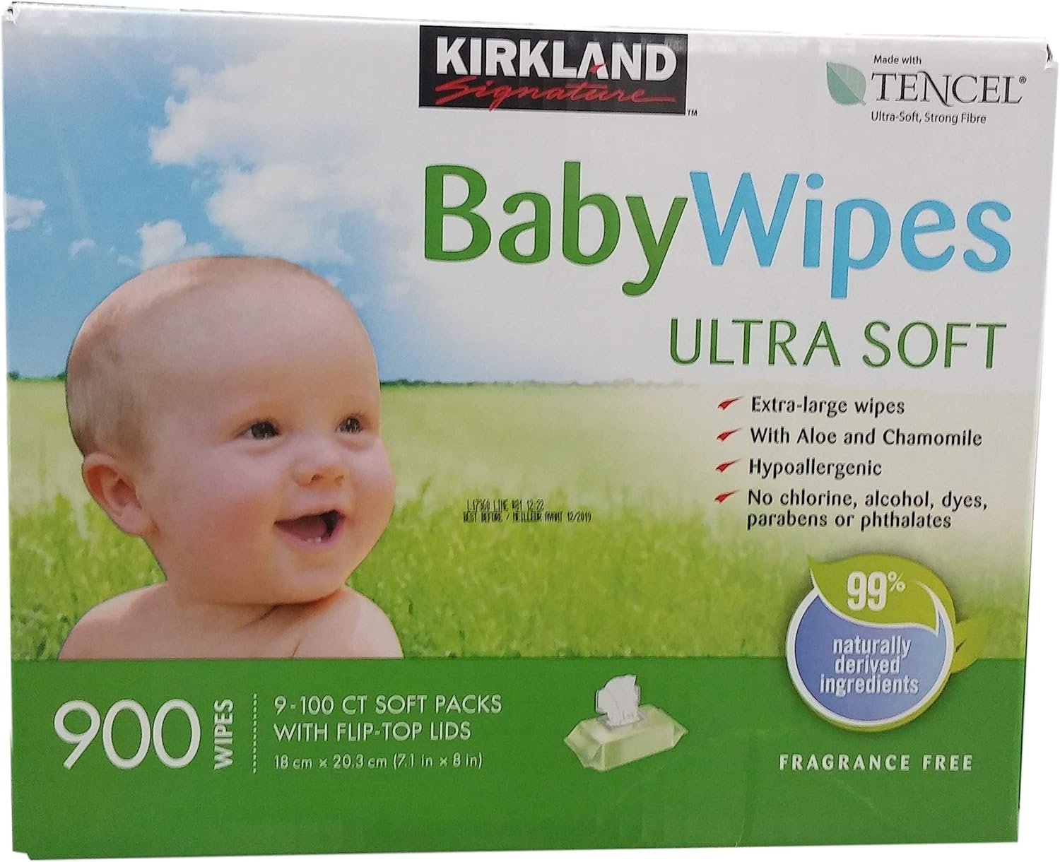 Kirkland Signature Tencel Baby Wipes