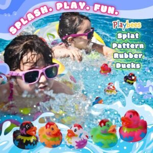 Playbees 12-Pack Duck Jeep Rubber Ducks - Fun Bath Toy & Stocking Stuffers - Image 2