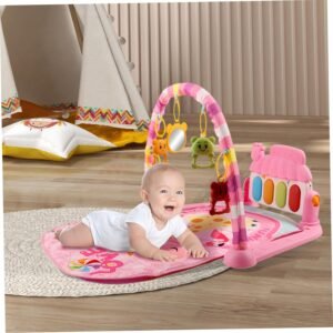 3D Baby Playmat with Piano & Ring Bell – Safe Kick & Play Gym for Toddlers - Image 6