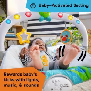 Baby Einstein Ocean Explorers Musical Bouncer Seat for Infants 0-6 Months - Image 2