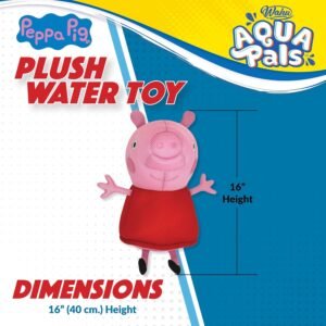 Peppa Pig Plush Water Toy - Wahu Aqua Pals for Pool, Beach & Bathtub - Image 8