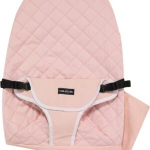 iGRATENS Fabric Seat for Bouncer - Baby Bjorn Bouncer Replacement Cover for Balance Soft & Bliss, 100% Cotton, Skin -Friendly, Machine Washable, Pink