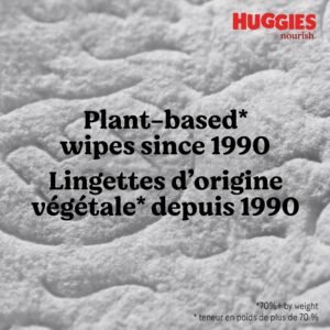 Huggies Nourish Scented Baby Wipes, 560 Total Wipes in 10 Packs - Image 6