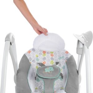 Inspiration 2-in-1 Baby Swing & Seat: Battery-Saving, Nature Sounds, 0-9 Months - Image 12