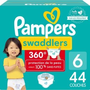 Pampers Swaddlers 360 Diapers, Size 6, 44-Count – Comfort & Protection - Image 2