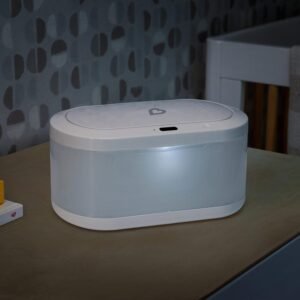 Munchkin Touch-Free Baby Wipe Warmer with Nightlight & Motion Sensor, White - Image 5