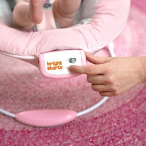 Minnie Mouse Baby Bouncer with Soothing Vibrations & Removable Toy Bar - Image 3