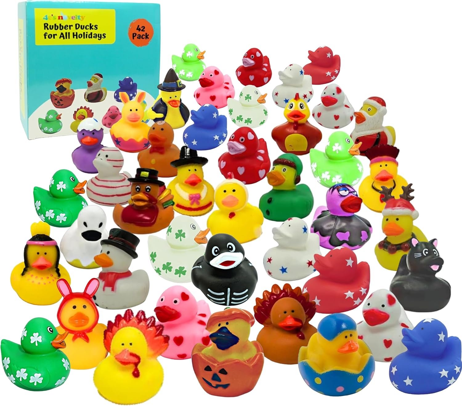 Holiday Rubber Duck Bulk Pack