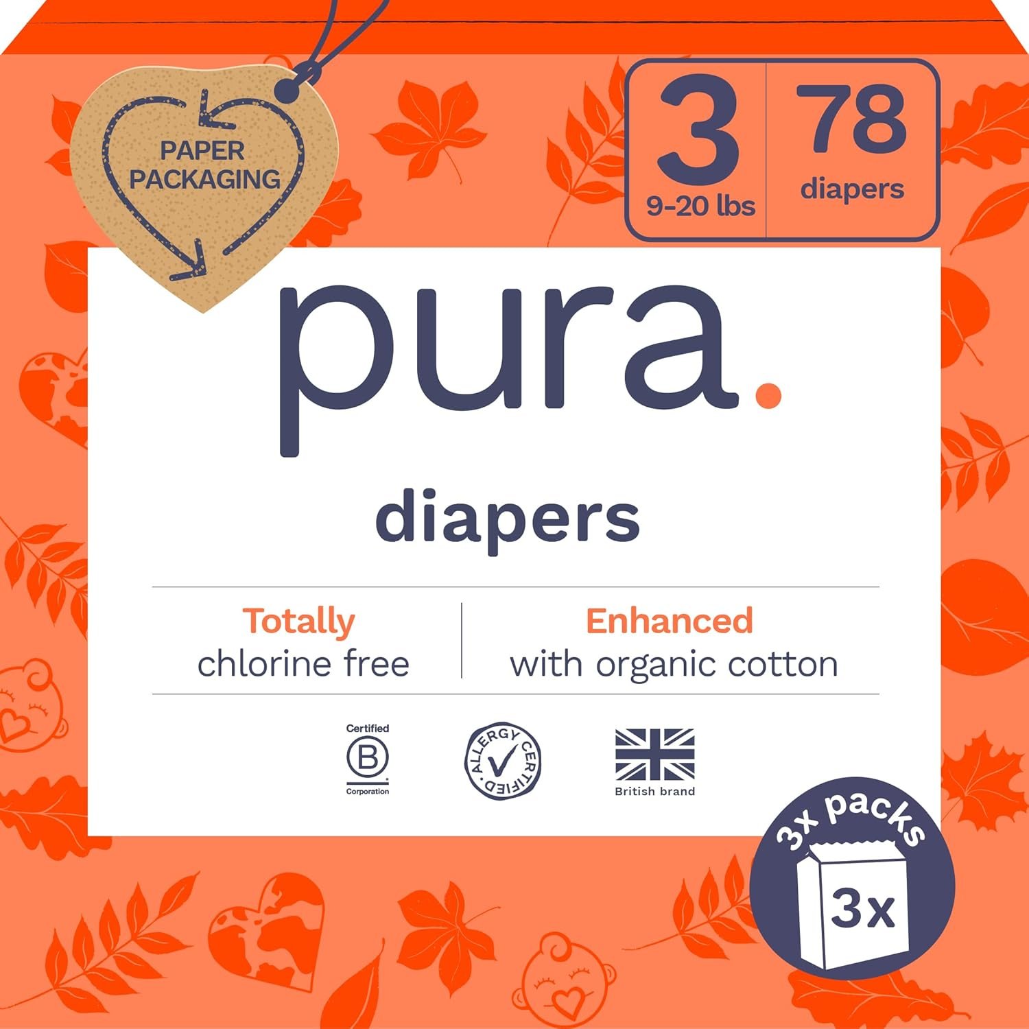 Eco-Friendly Size 3 Diapers