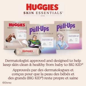 Huggies Skin Essentials Baby Wipes, Hypoallergenic, 99% Water, 560 Count - Image 6