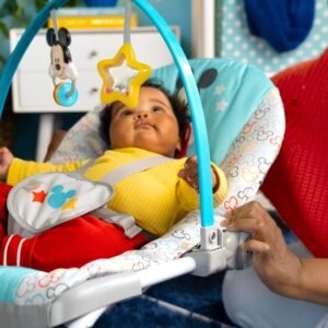 Bright Starts Disney Mickey Mouse Infant to Toddler Rocker with Vibration - Image 9