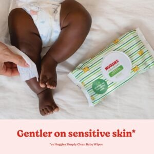 Huggies Natural Care Sensitive Baby Wipes, Unscented & Hypoallergenic, 960 Count - Image 5
