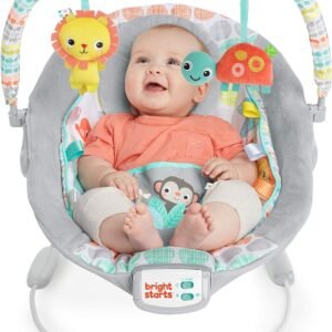 Whimsical Wild Cradling Bouncer Seat with Vibration & Melodies, 19x23" - Image 12