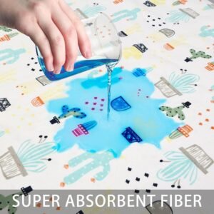 Soft Waterproof Baby Diaper Changing Pad Liners - 22x27.5 inches, 3 Pack - Image 4