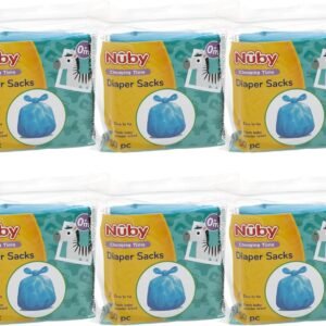 Nuby Diaper Bags, 300 Count (6 Packages)