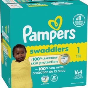Pampers Swaddlers Newborn Diapers Size 1 - 164 Count | Soft & Absorbent - Image 15