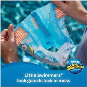 Huggies Little Swimmers Disposable Swim Pants, Small (15-34 lbs), 12 Pack - Image 3