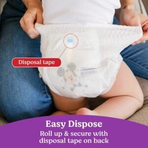 Huggies Little Movers Size 5 Diapers, 360° Waistband, 128 Count - Image 6