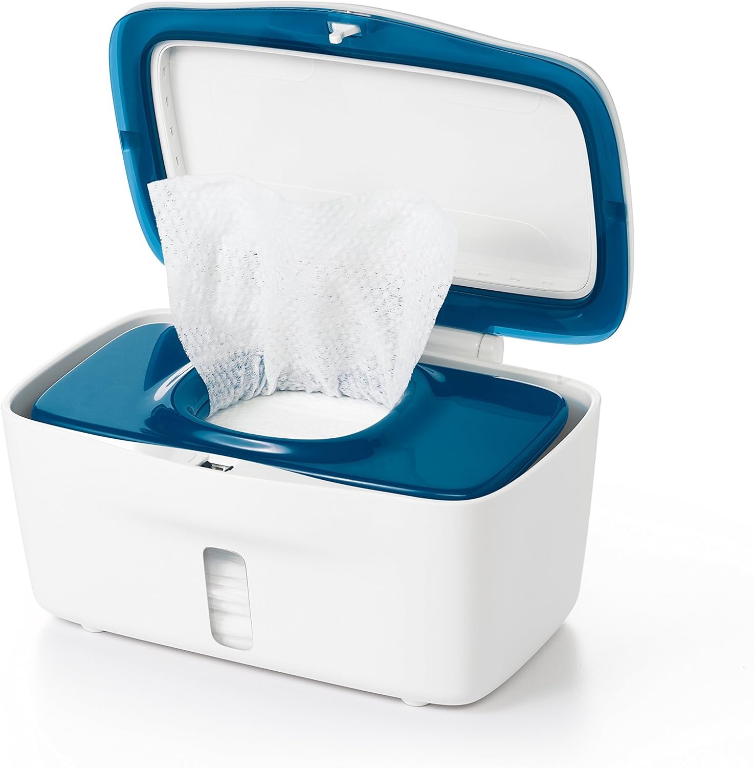 Navy OXO Tot Perfect Pull Wipes Dispenser