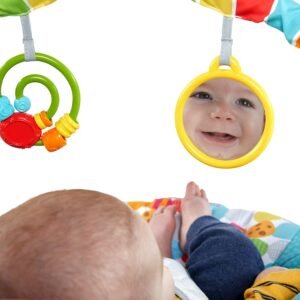 Elmo Vibrating Baby Bouncer with Toy Bar & 3-Point Harness - Bright Starts - Image 7
