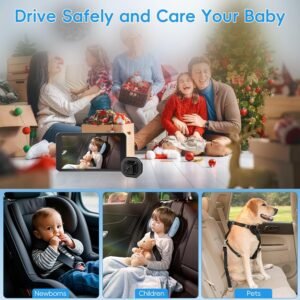 VASTEND Baby Car Camera 1080P with 5-Inch Monitor & Night Vision - Image 7