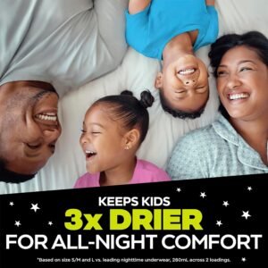 Ninjamas Nighttime Bedwetting Underwear for Boys, Size L (34 Count) - Image 5
