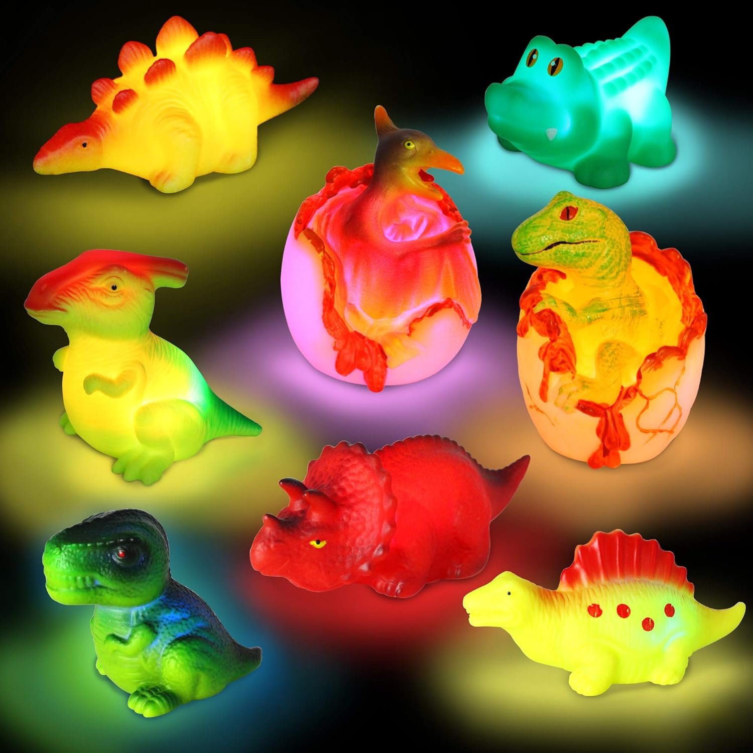 Dinosaur Bath Floating Toy Set