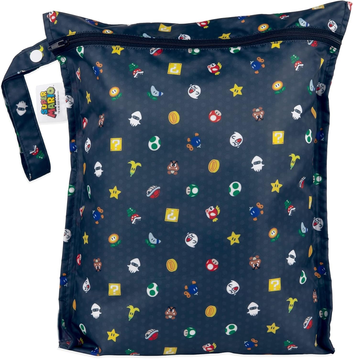 Bumkins Reusable Waterproof Wet Bag with Zipper