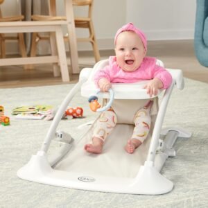 Graco JumpStart 4-in-1 Activity Bouncer in Wren - Versatile Baby Jumper - Image 9