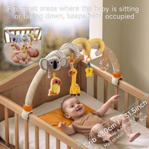 TUMAMA 2-in-1 Spiral Arch Car Seat & Stroller Toys for Babies 0-12 Months - Image 5