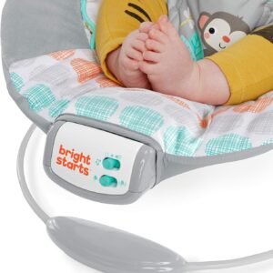 Whimsical Wild Cradling Bouncer Seat with Vibration & Melodies, 19x23" - Image 5