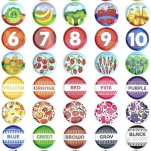 Floating Baby Flash Cards for Bathtub - Learn Numbers & Colors (Set of 21) - Image 6