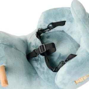 Sally the Whale Rocking Animal Toy with Safety Belt - Vanilla 63x33 cm - Image 4
