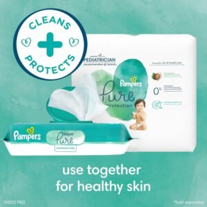 Pampers Aqua Pure Sensitive Baby Wipes, 336 Count - 6X Pop-Top Pack - Image 12