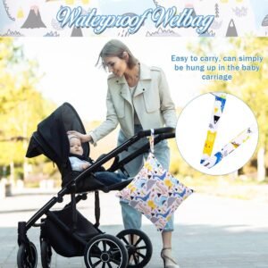 Guiqulai 2-Pack Wet Dry Bags | Waterproof Laundry & Diaper Organizer - Image 4