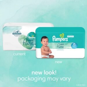 Pampers Aqua Pure Sensitive Baby Wipes, 336 Count - 6X Pop-Top Pack - Image 11